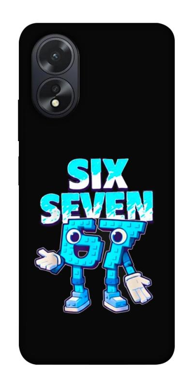 Чохол itsPrint Six Seven для Oppo A38, меми, купити оптом з доставкою