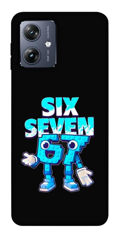 Чохол itsPrint Six Seven для Motorola Moto G54, меми, купити оптом з доставкою