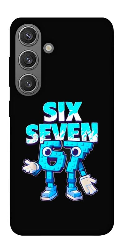 Чохол itsPrint Six Seven для Samsung Galaxy S24+, меми, купити оптом з доставкою