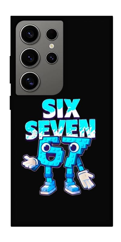 Чохол itsPrint Six Seven для Samsung Galaxy S24 Ultra, меми, купити оптом з доставкою