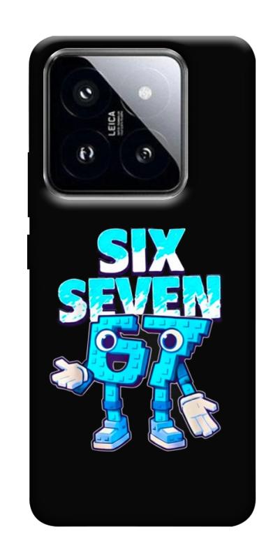 Чохол itsPrint Six Seven для Xiaomi 14 Pro, меми, купити оптом з доставкою