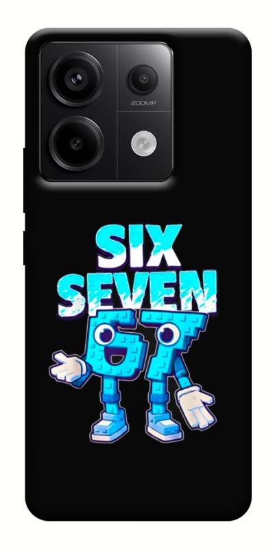 Чохол itsPrint Six Seven для Xiaomi Redmi Note 13 Pro 4G, меми, купити оптом з доставкою