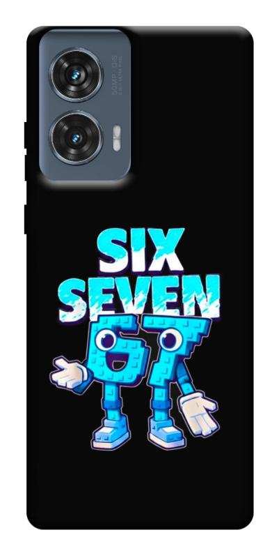 Чохол itsPrint Six Seven для Motorola Edge 50 Fusion, меми, купити оптом з доставкою
