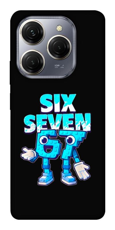 Чохол itsPrint Six Seven для TECNO Spark 20 Pro, меми, купити оптом з доставкою