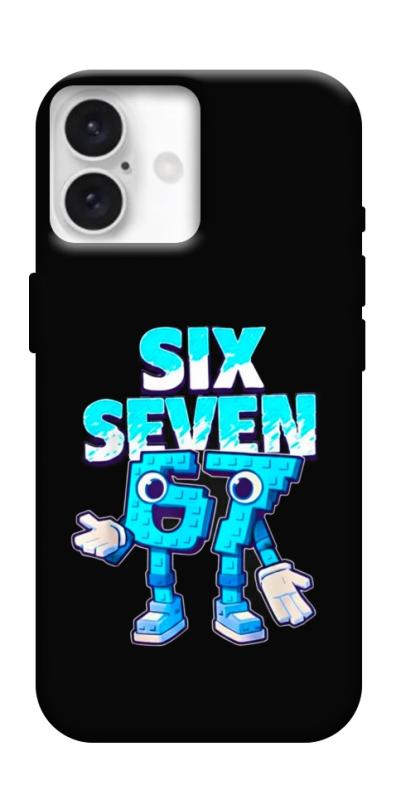 Чохол itsPrint Six Seven для Apple iPhone 16 Plus (6.7"), меми, купити оптом з доставкою