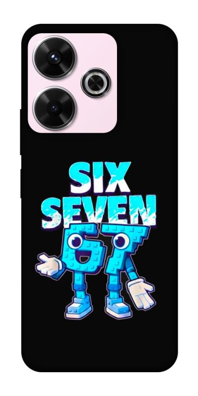 Чехол itsPrint Six Seven для Xiaomi Redmi 13 4G / Poco M6 4G, мемы, купить оптом с доставкой