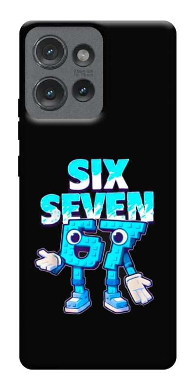 Чохол itsPrint Six Seven для Motorola Edge 50, меми, купити оптом з доставкою