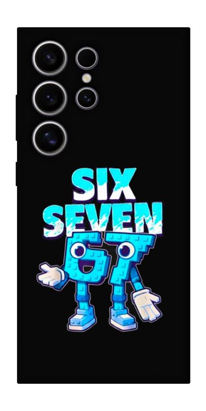 Чохол itsPrint Six Seven для Samsung Galaxy S25 Ultra, меми, купити оптом з доставкою