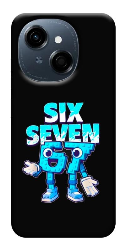 Чохол itsPrint Six Seven для TECNO Spark Go 1, меми, купити оптом з доставкою