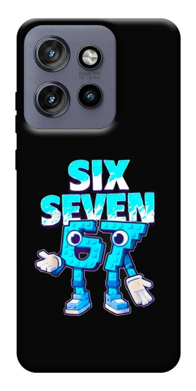 Чохол itsPrint Six Seven для Motorola Edge 50 Neo, меми, купити оптом з доставкою