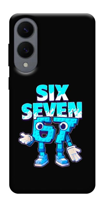 Чохол itsPrint Six Seven для Samsung Galaxy S25 Edge, меми, купити оптом з доставкою