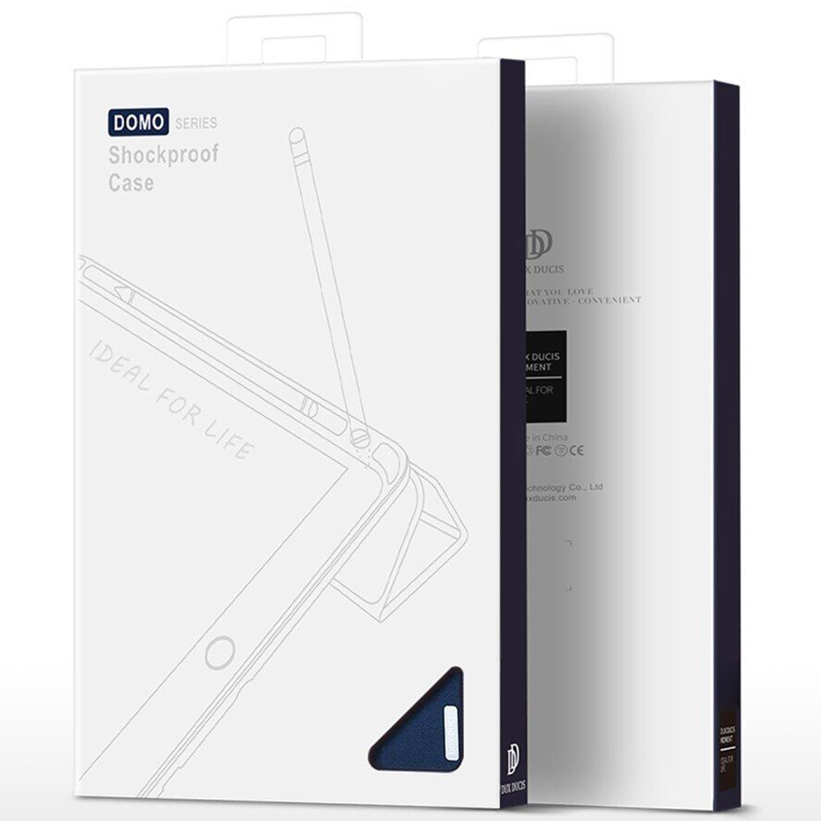 Чохол Dux Ducis Domo для Apple iPad 10.9" (2022-24) / 11" (A16) 2025, Black 2, Штучна шкіра, купити оптом з доставкою