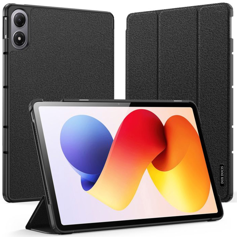 Чохол Dux Ducis Domo для Xiaomi Redmi Pad Pro / Pad 2 Pro / Poco Pad (12.1"), Black 1, Штучна шкіра, купити оптом з доставкою
