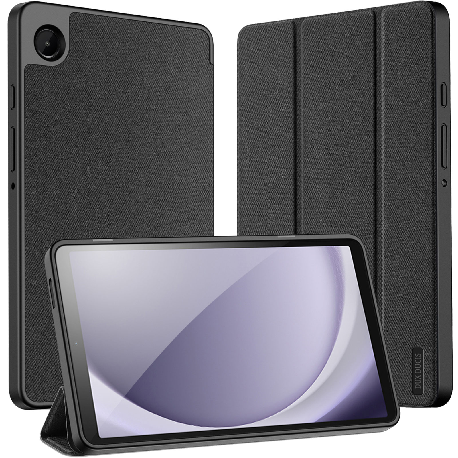 Чохол Dux Ducis Domo для Samsung Galaxy Tab A11 / A9 (8.7''), Black, Штучна шкіра, купити оптом з доставкою