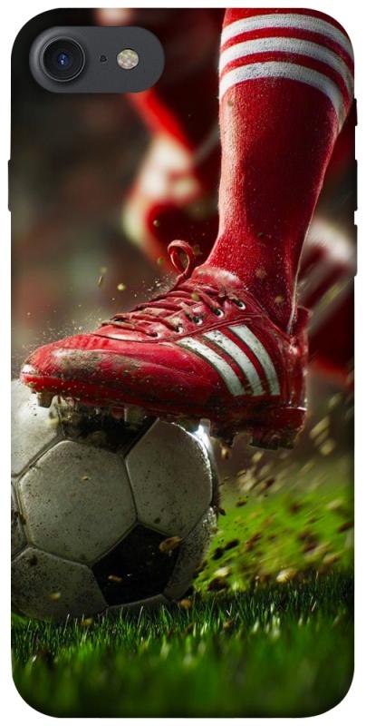 Чохол itsPrint Сlose up football для Apple iPhone 7 / 8 (4.7"), спорт, купити оптом з доставкою