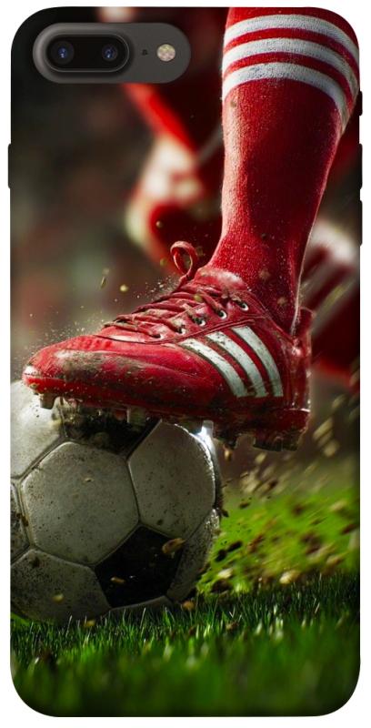 Чохол itsPrint Сlose up football для Apple iPhone 7 plus / 8 plus (5.5"), спорт, купити оптом з доставкою