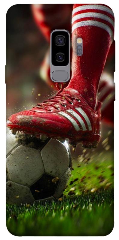 Чохол itsPrint Сlose up football для Samsung Galaxy S9+, спорт, купити оптом з доставкою