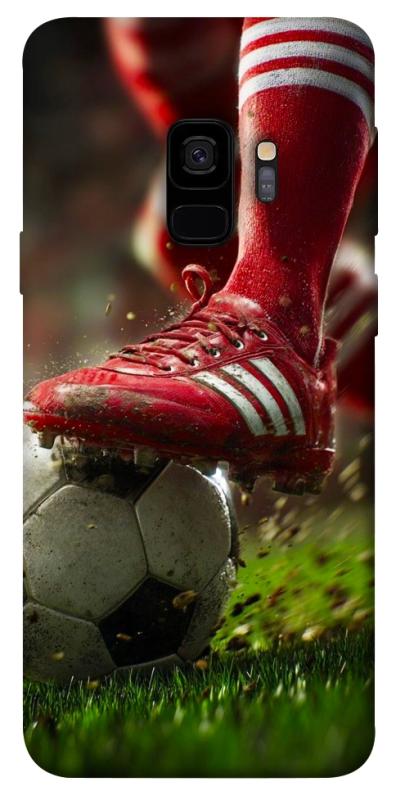 Чохол itsPrint Сlose up football для Samsung Galaxy S9, спорт, купити оптом з доставкою
