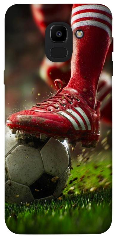 Чохол itsPrint Сlose up football для Samsung J600F Galaxy J6 (2018), спорт, купити оптом з доставкою