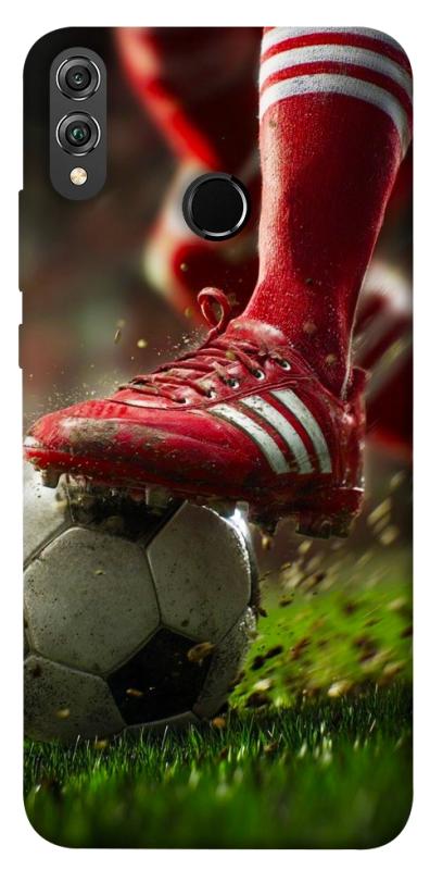 Чохол itsPrint Сlose up football для Huawei Honor 8X, спорт, купити оптом з доставкою