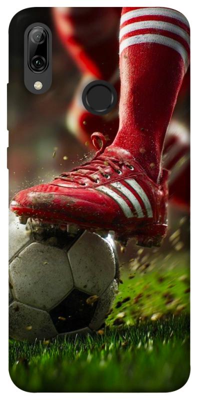 Чохол itsPrint Сlose up football для Huawei P Smart (2019), спорт, купити оптом з доставкою