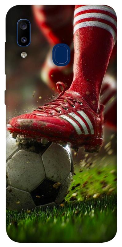Чохол itsPrint Сlose up football для Samsung Galaxy A20 / A30, спорт, купити оптом з доставкою