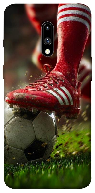 Чохол itsPrint Сlose up football для OnePlus 7, спорт, купити оптом з доставкою