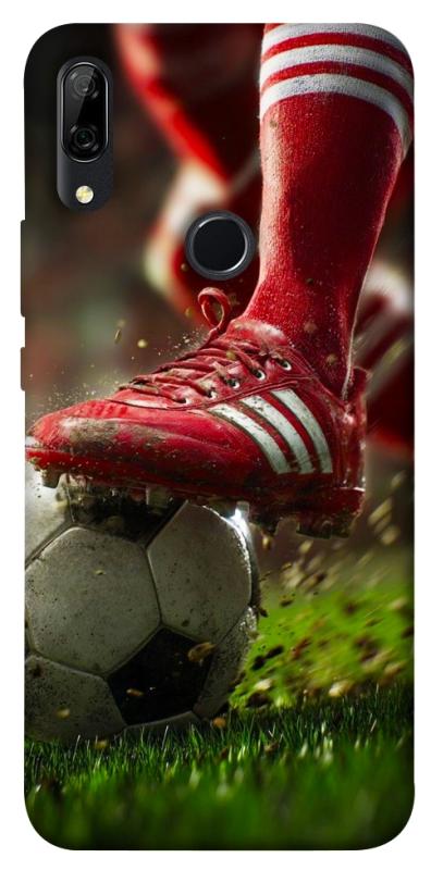Чохол itsPrint Сlose up football для Huawei P Smart Z, спорт, купити оптом з доставкою