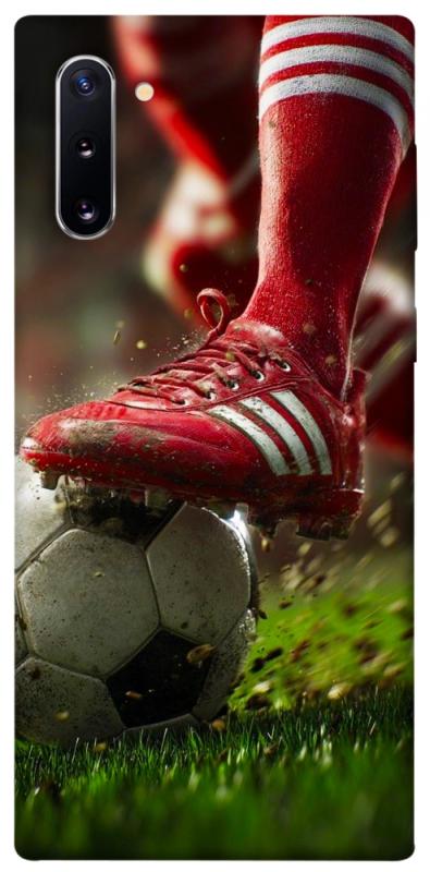 Чохол itsPrint Сlose up football для Samsung Galaxy Note 10, спорт, купити оптом з доставкою
