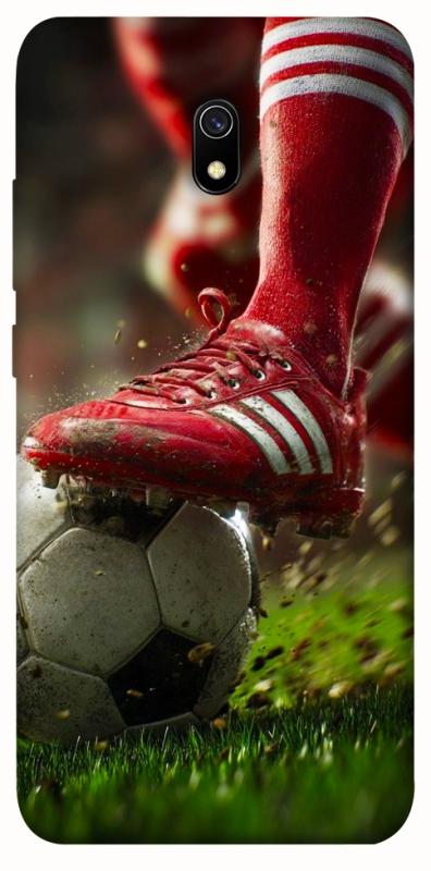 Чохол itsPrint Сlose up football для Xiaomi Redmi 8a, спорт, купити оптом з доставкою