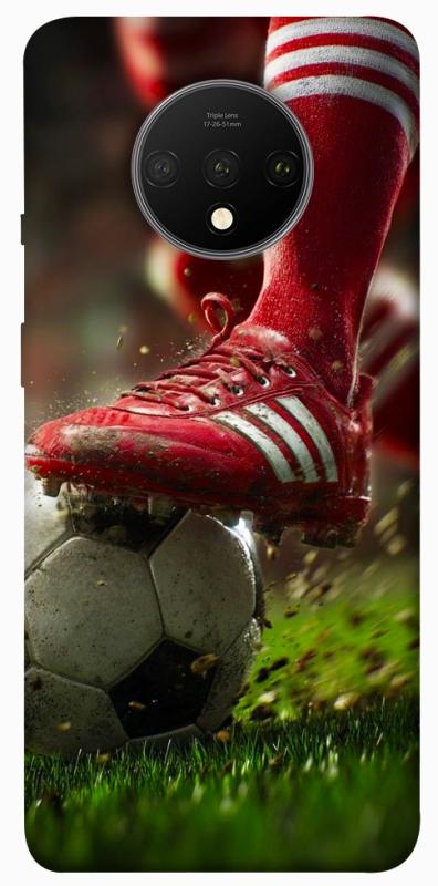 Чохол itsPrint Сlose up football для OnePlus 7T, спорт, купити оптом з доставкою