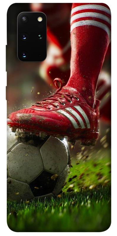 Чохол itsPrint Сlose up football для Samsung Galaxy S20+, спорт, купити оптом з доставкою