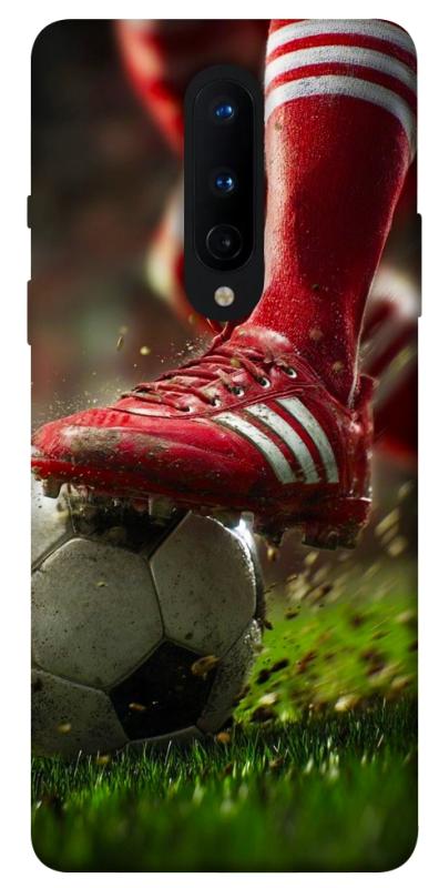 Чохол itsPrint Сlose up football для OnePlus 8, спорт, купити оптом з доставкою