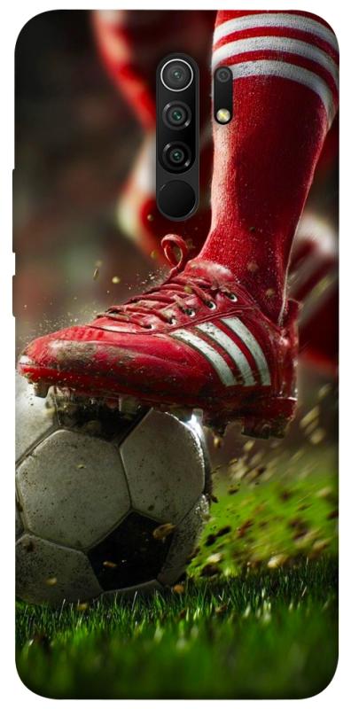 Чохол itsPrint Сlose up football для Xiaomi Redmi 9, спорт, купити оптом з доставкою
