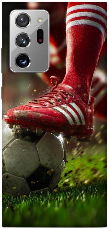 Чохол itsPrint Сlose up football для Samsung Galaxy Note 20 Ultra, спорт, купити оптом з доставкою
