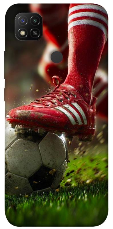Чохол itsPrint Сlose up football для Xiaomi Redmi 9C, спорт, купити оптом з доставкою