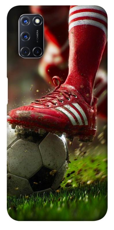 Чохол itsPrint Сlose up football для Oppo A52 / A72 / A92, спорт, купити оптом з доставкою