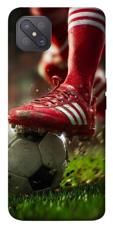Чохол itsPrint Сlose up football для Oppo A92s, спорт, купити оптом з доставкою