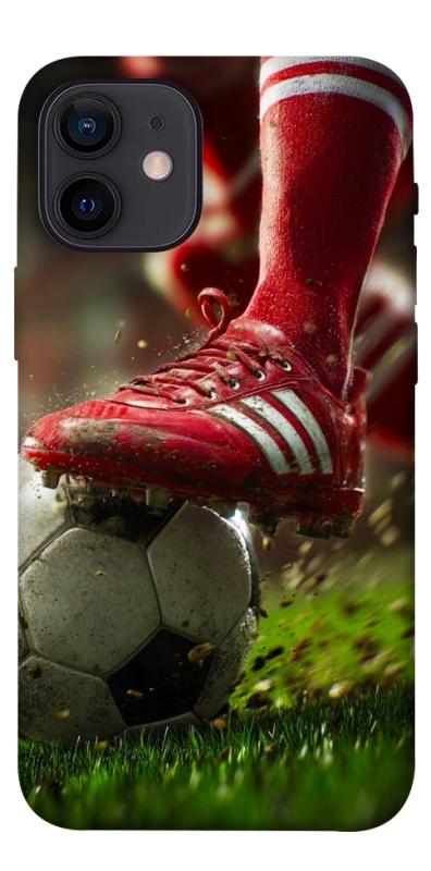 Чохол itsPrint Сlose up football для Apple iPhone 12 mini (5.4"), спорт, купити оптом з доставкою