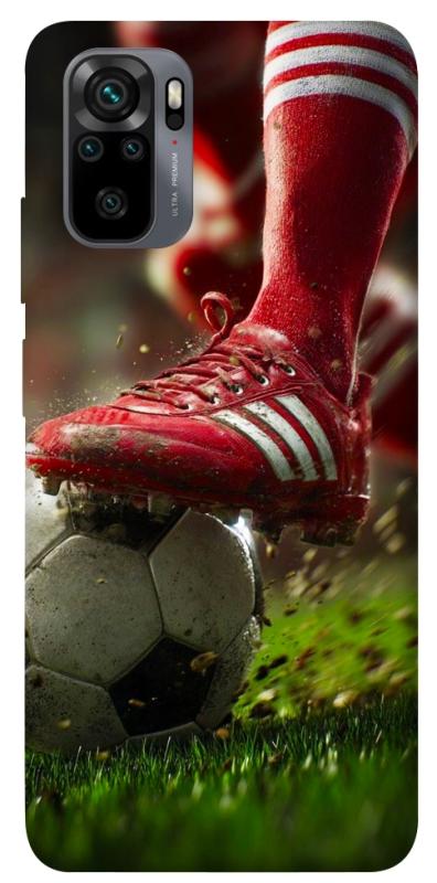 Чохол itsPrint Сlose up football для Xiaomi Redmi Note 10 / Note 10s, спорт, купити оптом з доставкою