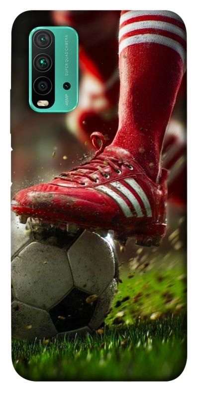 Чохол itsPrint Сlose up football для Xiaomi Redmi Note 9 4G / Redmi 9 Power / Redmi 9T, спорт, купити оптом з доставкою