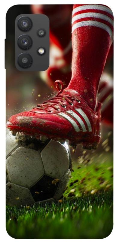 Чохол itsPrint Сlose up football для Samsung Galaxy A32 (A325F) 4G, спорт, купити оптом з доставкою