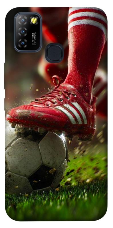 Чохол itsPrint Сlose up football для Infinix Hot 10 Lite, спорт, купити оптом з доставкою