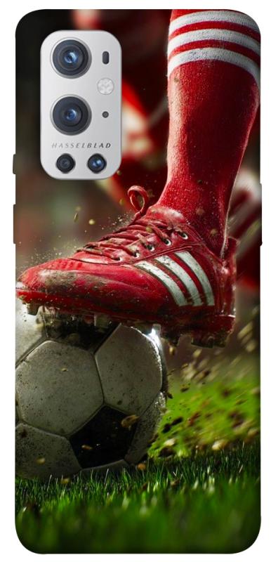 Чохол itsPrint Сlose up football для OnePlus 9 Pro, спорт, купити оптом з доставкою