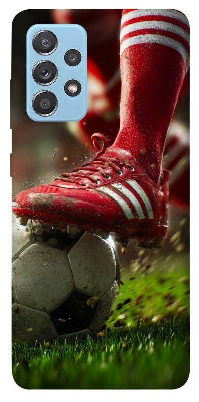 Чохол itsPrint Сlose up football для Samsung Galaxy A52 4G / A52 5G, спорт, купити оптом з доставкою