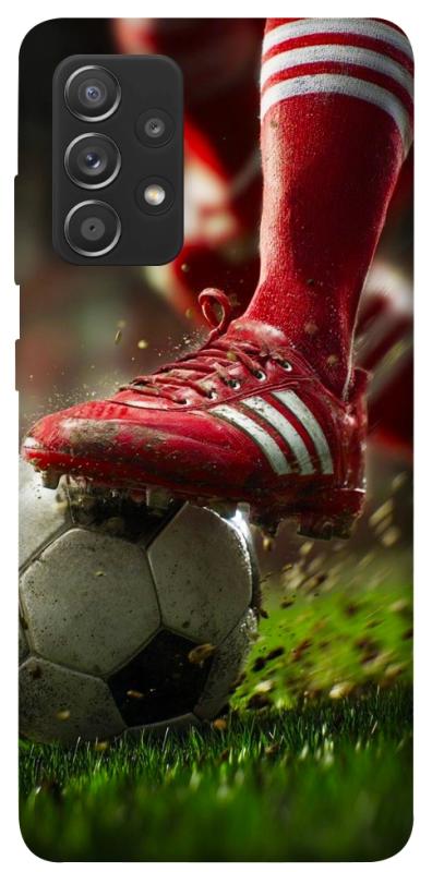 Чохол itsPrint Сlose up football для Samsung Galaxy A72 4G / A72 5G, спорт, купити оптом з доставкою