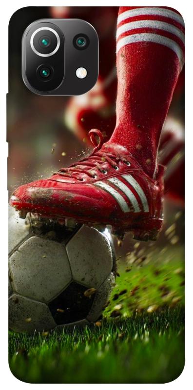 Чохол itsPrint Сlose up football для Xiaomi Mi 11 Lite, спорт, купити оптом з доставкою