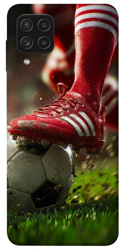 Чохол itsPrint Сlose up football для Samsung Galaxy A22 4G, спорт, купити оптом з доставкою