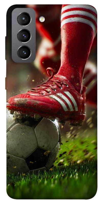 Чохол itsPrint Сlose up football для Samsung Galaxy S21 FE, спорт, купити оптом з доставкою