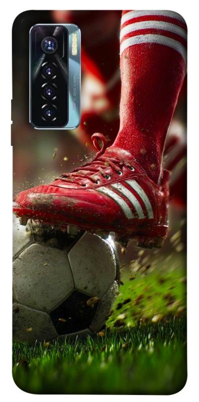 Чохол itsPrint Сlose up football для TECNO Camon 17 Pro, спорт, купити оптом з доставкою